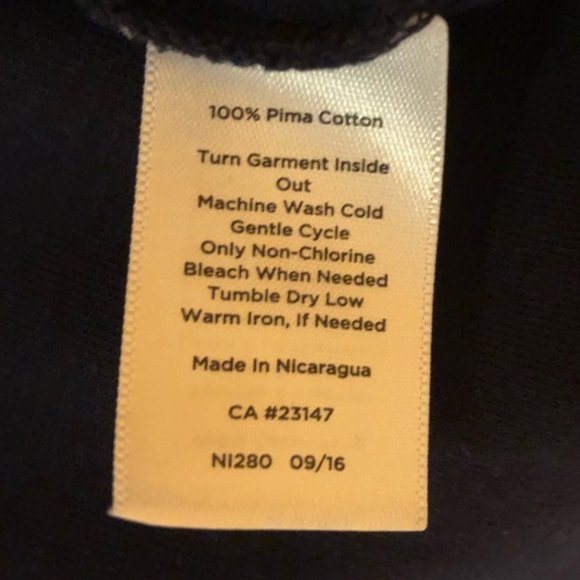 The Talbots Tee Talbots "Woman" Dark Blue Tee- 1X - Picture 4 of 4